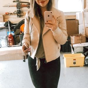 Guess faux leather moto jacket